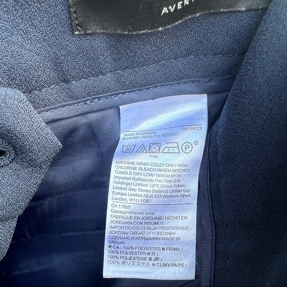 Banana Republic Avery Tux Stripe Cropped Pants 6 - Picture 8 of 13